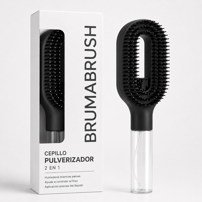 BrumaBrush™ – Cepillo Pulverizador 2 en 1