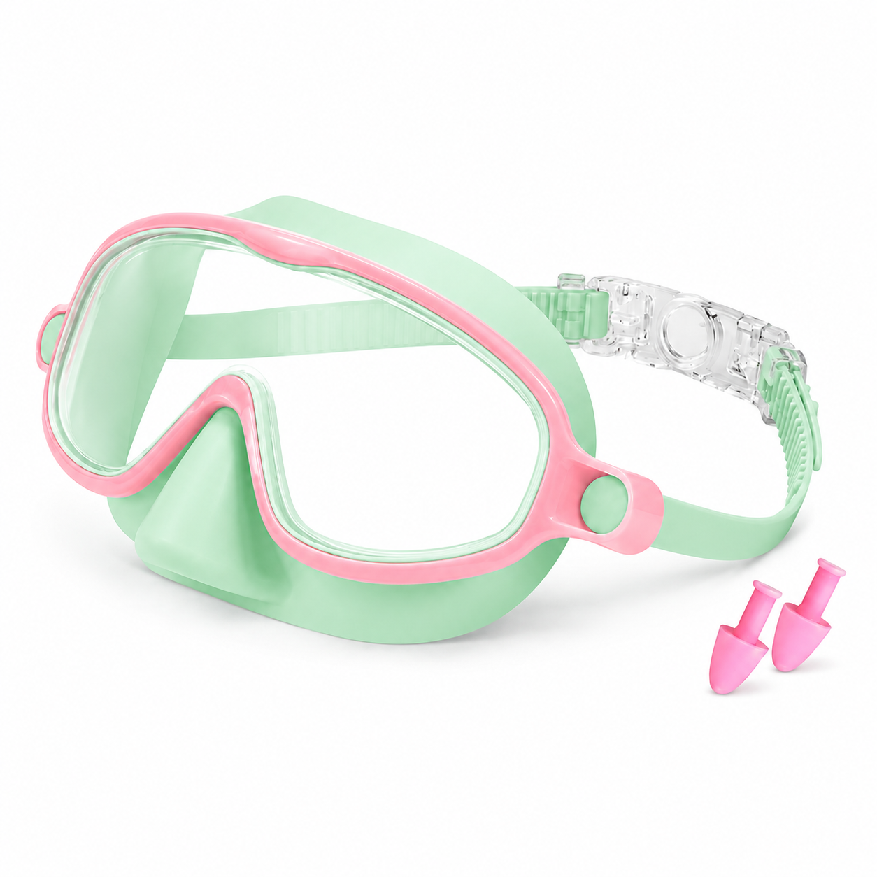Gafas de Natación Infantiles con Cobertura de Nariz